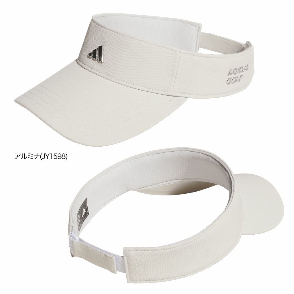 アディダス撥水メタルロゴバイザーKQE20メンズゴルフキャップ帽子2025秋冬モデルadidas日本正規品