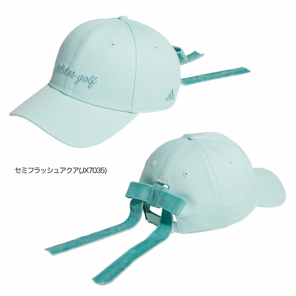 アディダスベロアリボンキャップKQE24レディースゴルフキャップ帽子2025秋冬モデルadidas日本正規品