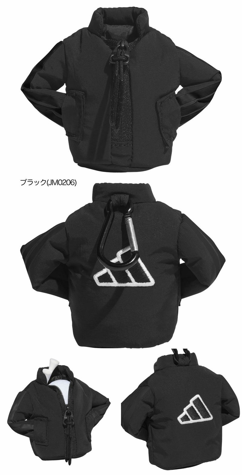 アディダスキルティングジャケットボールケースJWK37ボール2個用ゴルフ2025年モデルadidas日本正規品