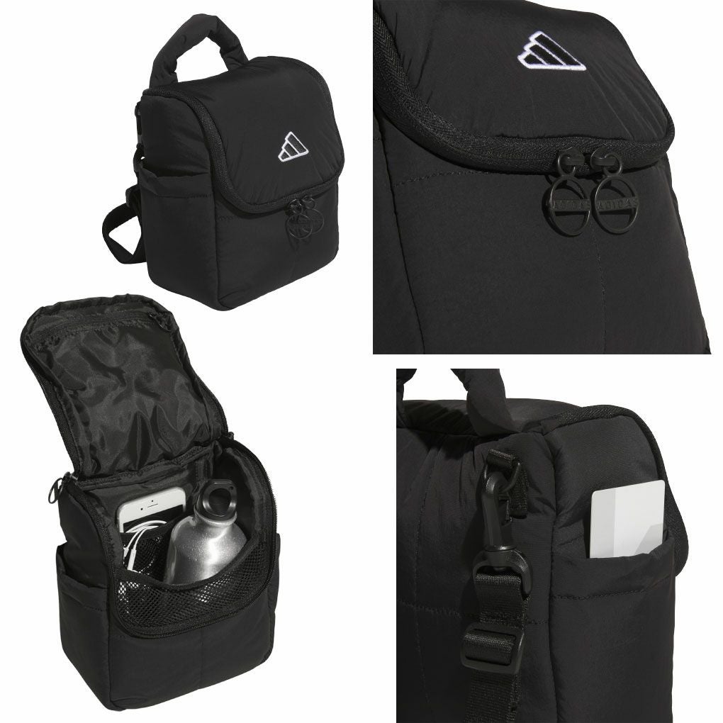 アディダスキルティングショルダーポーチJWK39ラウンドバッグゴルフ2025年モデルadidas日本正規品