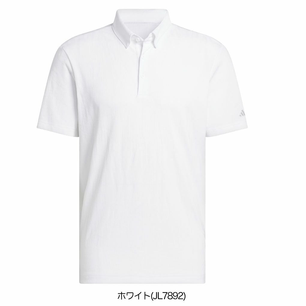 アディダスビヨンドザコースバンブージャガード半袖シャツJVU76メンズゴルフウェアゴルフ2025秋冬モデルadidas日本正規品