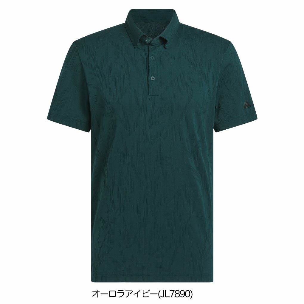 アディダスビヨンドザコースバンブージャガード半袖シャツJVU76メンズゴルフウェアゴルフ2025秋冬モデルadidas日本正規品