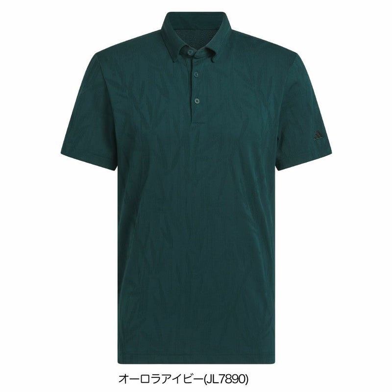 アディダスビヨンドザコースバンブージャガード半袖シャツJVU76メンズゴルフウェアゴルフ2025秋冬モデルadidas日本正規品