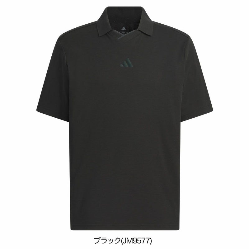 アディダスマイクロビヨンドザコースツイストニットスキッパーカラー半袖ポロシャツJUW96メンズゴルフウェアゴルフ2025秋冬モデルadidas日本正規品