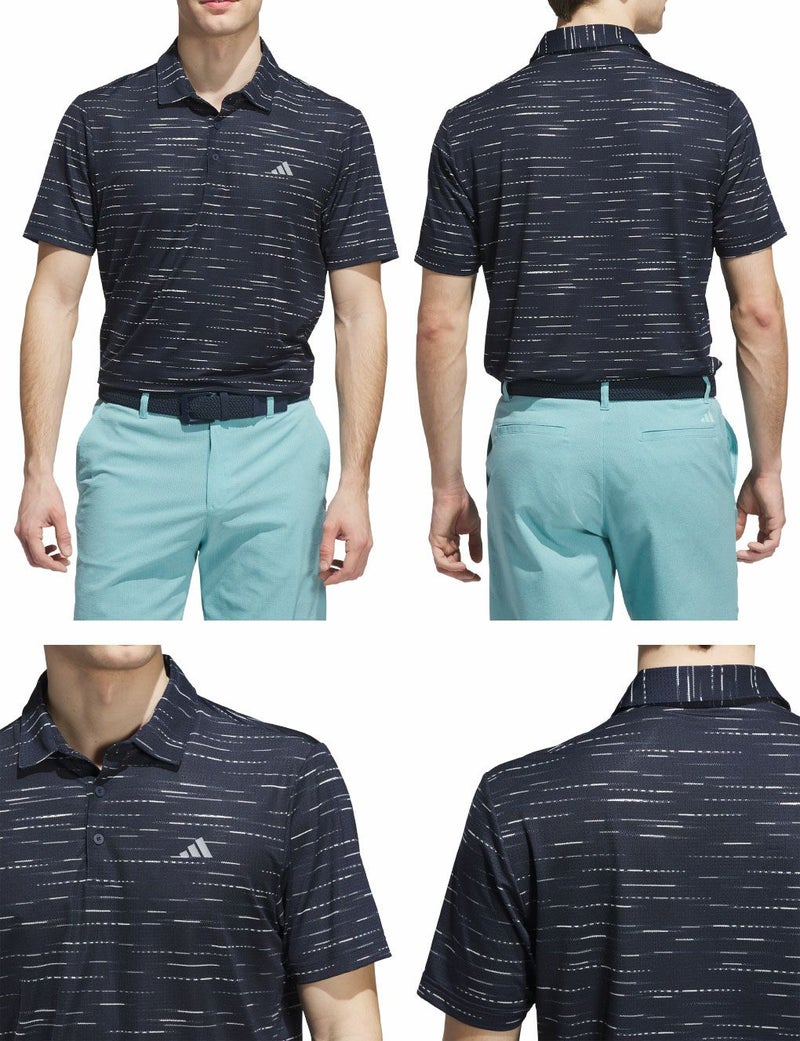 アディダスプリントメッシュ半袖シャツIR559メンズゴルフウェアゴルフ2025秋冬モデルadidas日本正規品
