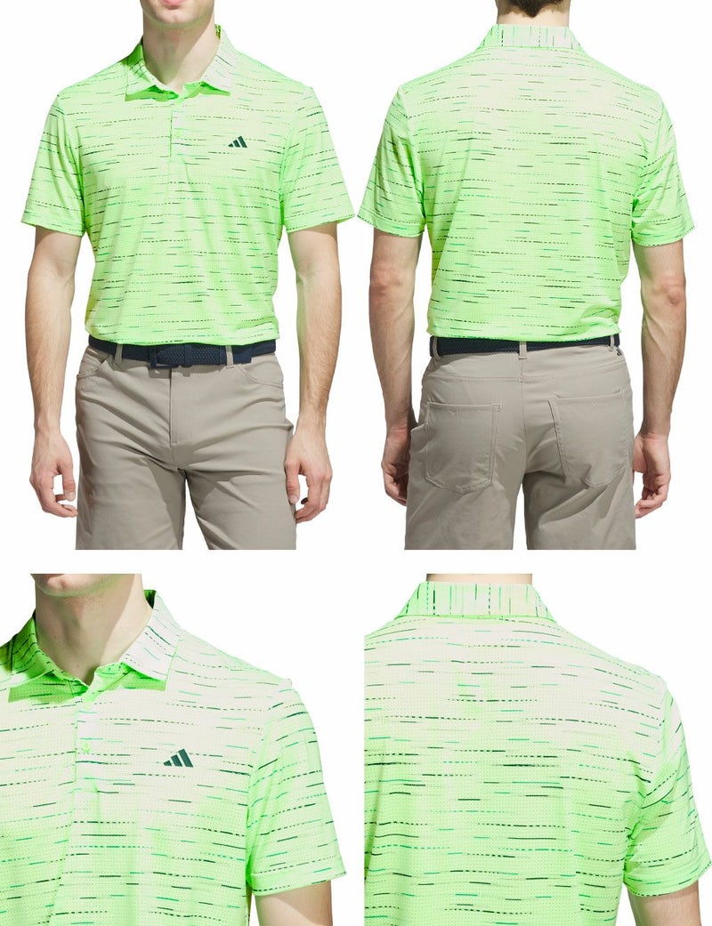 アディダスプリントメッシュ半袖シャツIR559メンズゴルフウェアゴルフ2025秋冬モデルadidas日本正規品