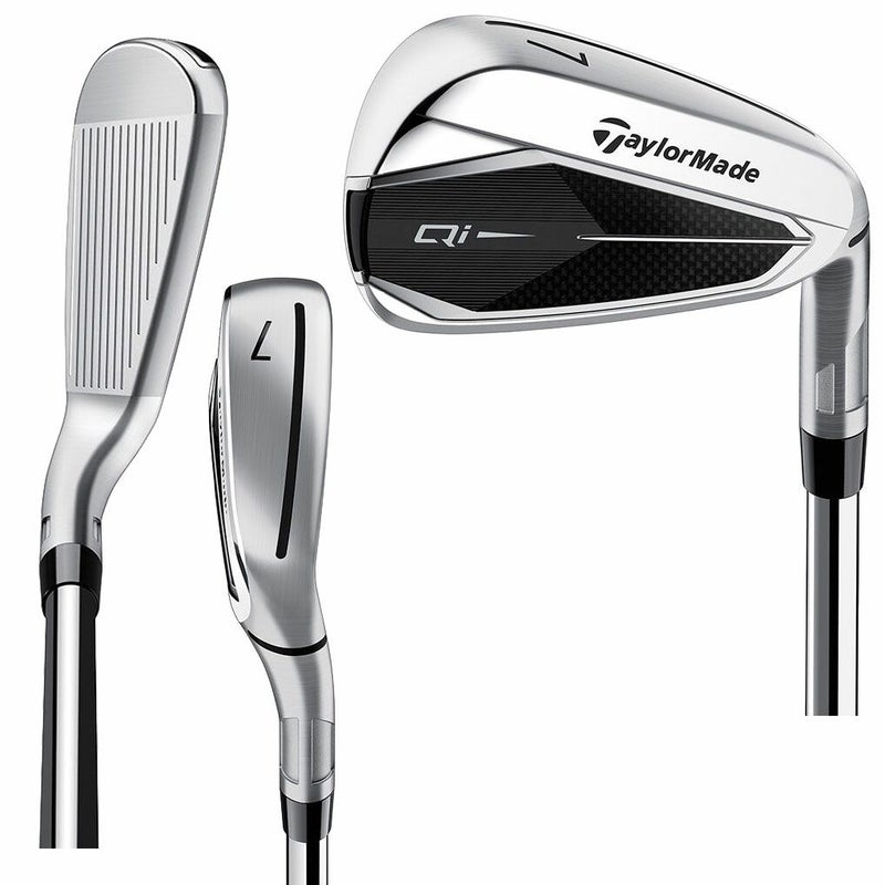 テーラーメイドQiIronsアイアン8本セット(5I-PW,AW,SW)メンズ右用KBSMAX85MTスチールシャフト2024年モデルUSA直輸入品