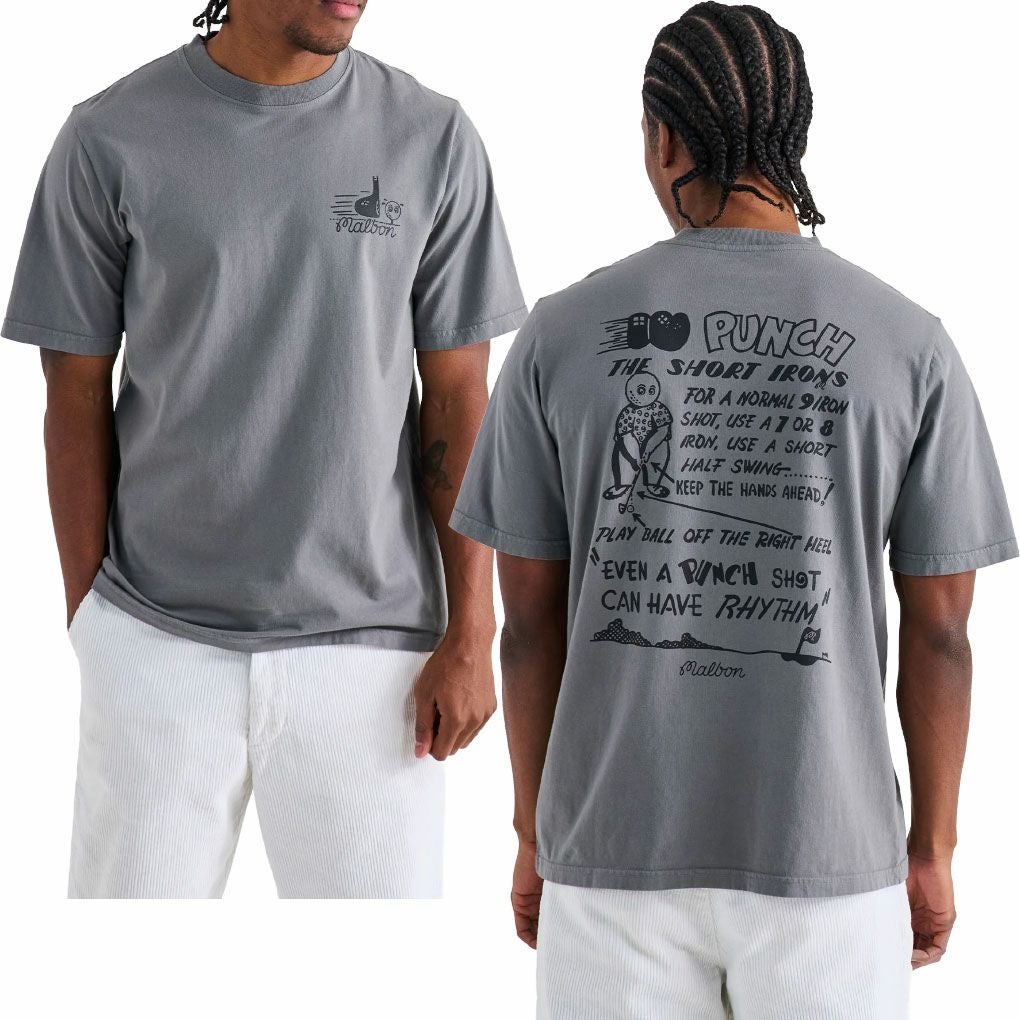 マルボンゴルフウェアTシャツM-9224PUNCHSHOTT-SHIRTメンズゴルフウェアmalbongolf2025秋冬モデルUSモデル並行輸入品