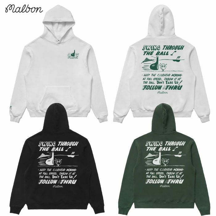 マルボンゴルフウェアパーカーM-9225FOLLOWTHRUHOODIEメンズゴルフウェアmalbongolf2025秋冬モデルUSモデル並行輸入品