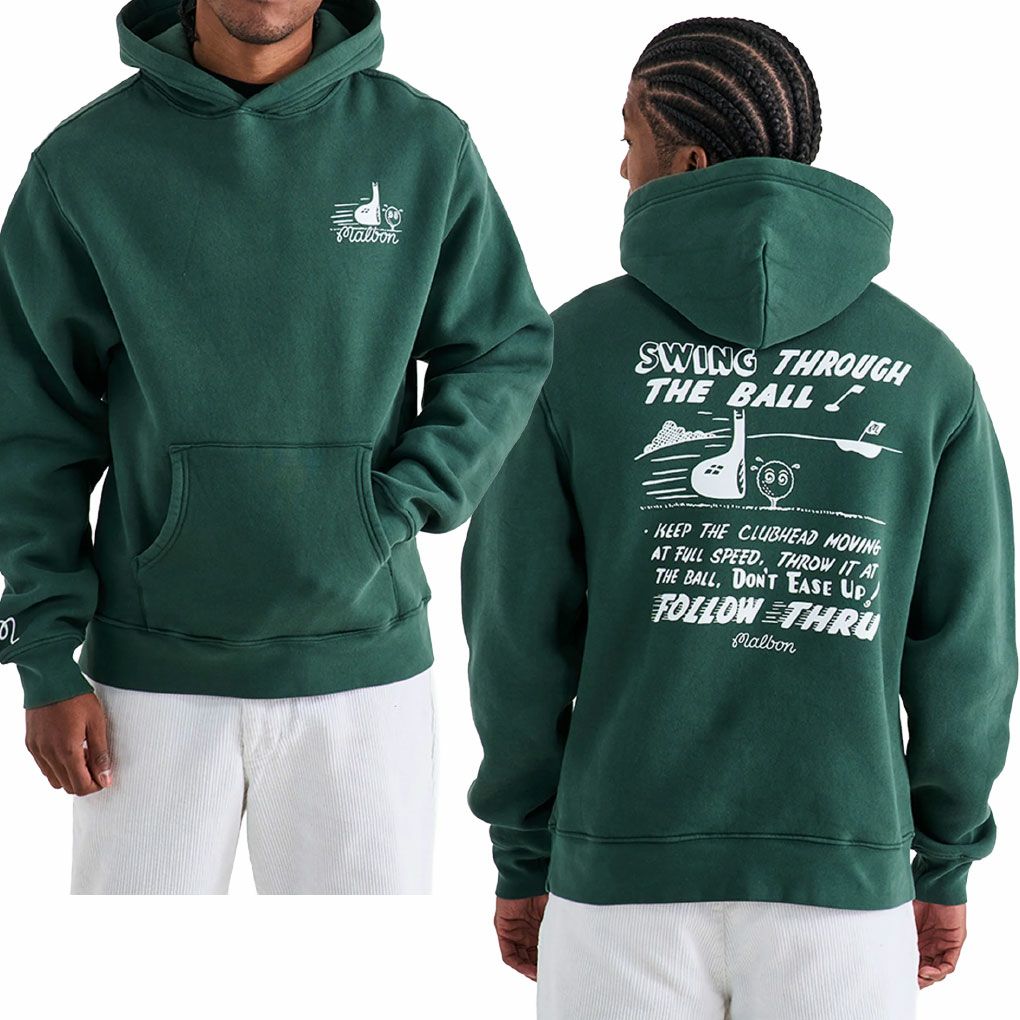 マルボンゴルフウェアパーカーM-9225FOLLOWTHRUHOODIEメンズゴルフウェアmalbongolf2025秋冬モデルUSモデル並行輸入品