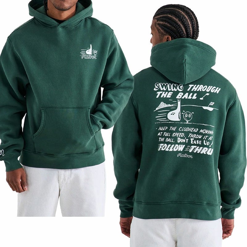 マルボンゴルフウェアパーカーM-9225FOLLOWTHRUHOODIEメンズゴルフウェアmalbongolf2025秋冬モデルUSモデル並行輸入品