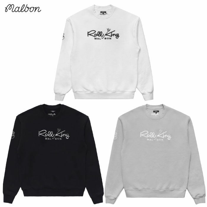 マルボンゴルフ　スウェット Lサイズ マルボンゴルフ ウェア トレーナー スウェット M-9229 ROLL KING CREW