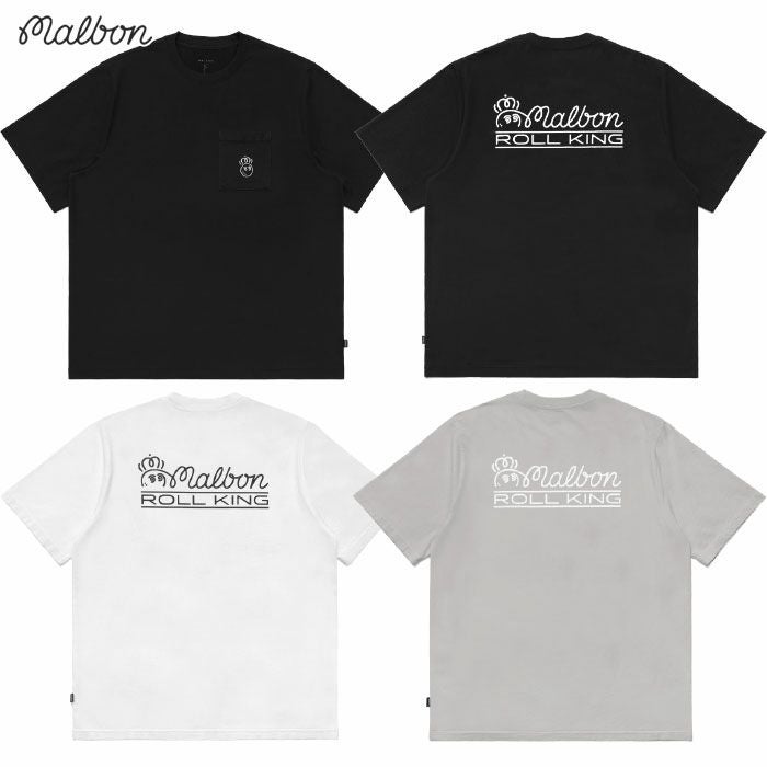 マルボンゴルフウェアTシャツM-9230ROLLKINGPOCKETT-SHIRTメンズゴルフウェアmalbongolf2025秋冬モデルUSモデル並行輸入品