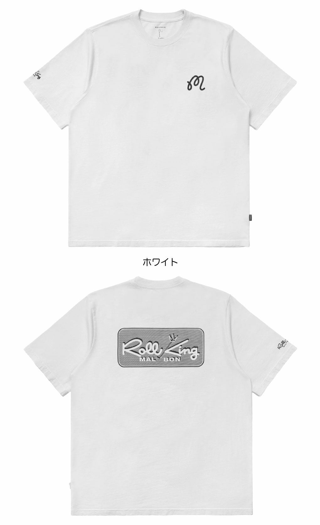 マルボンゴルフウェアTシャツM-9231ROLLKINGT-SHIRTメンズゴルフウェアmalbongolf2025秋冬モデルUSモデル並行輸入品