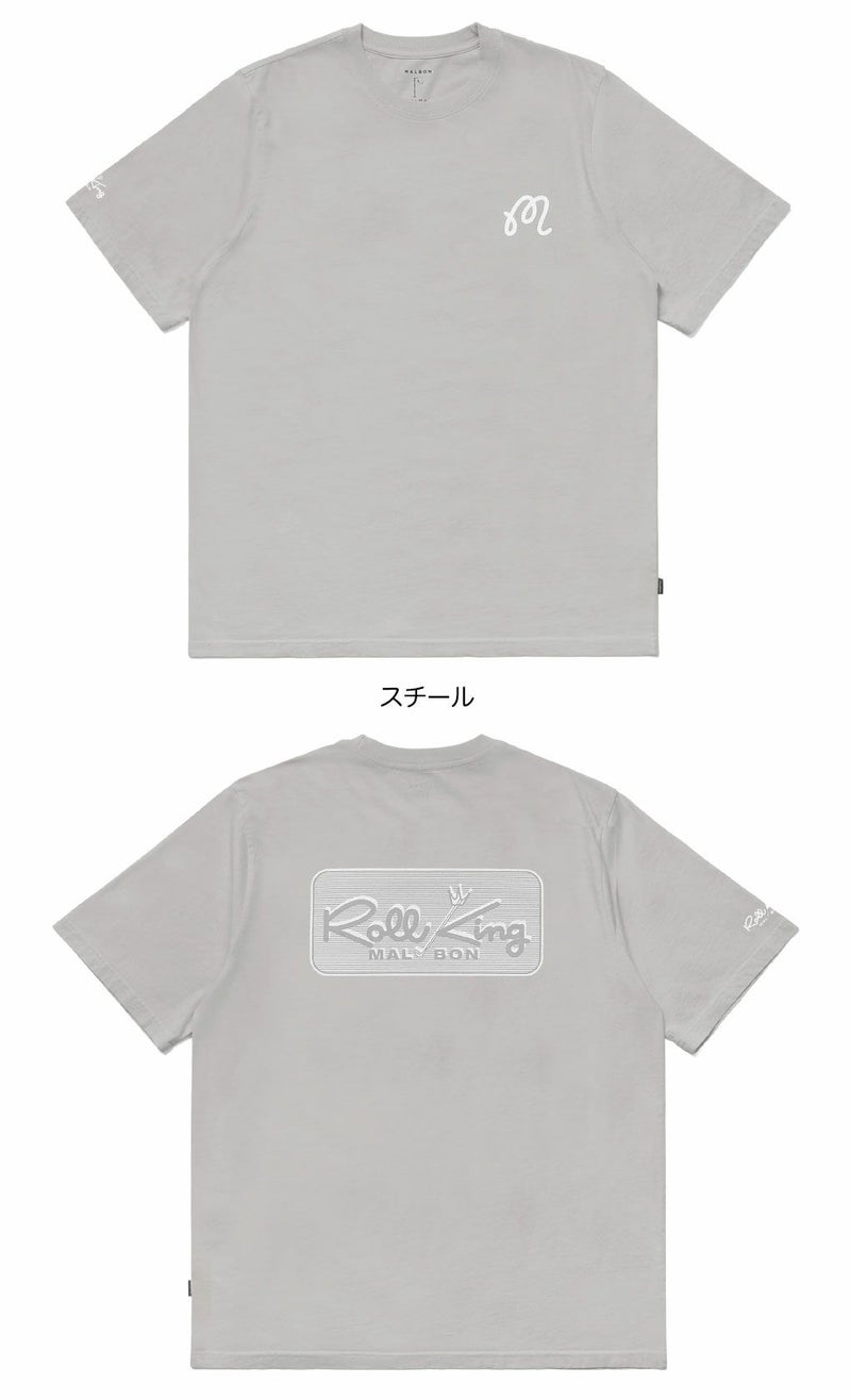 マルボンゴルフウェアTシャツM-9231ROLLKINGT-SHIRTメンズゴルフウェアmalbongolf2025秋冬モデルUSモデル並行輸入品