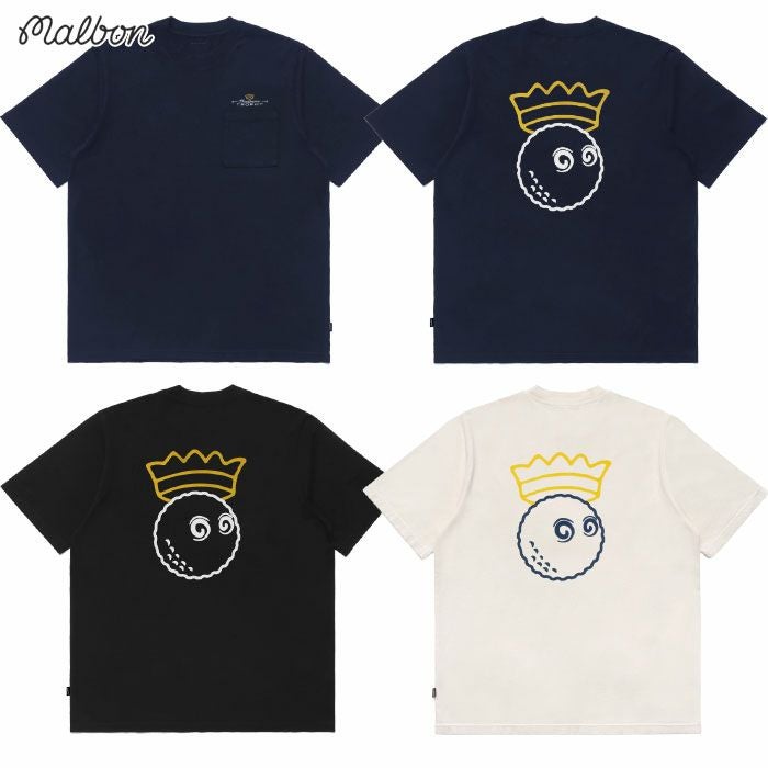 マルボンゴルフ ウェア Tシャツ M-9239 MALBON TROPHY POCKET T-SHIRT マルボンゴルフ ウェア Tシャツ M-9239 MALBON TROPHY POCKET T-SHIRT