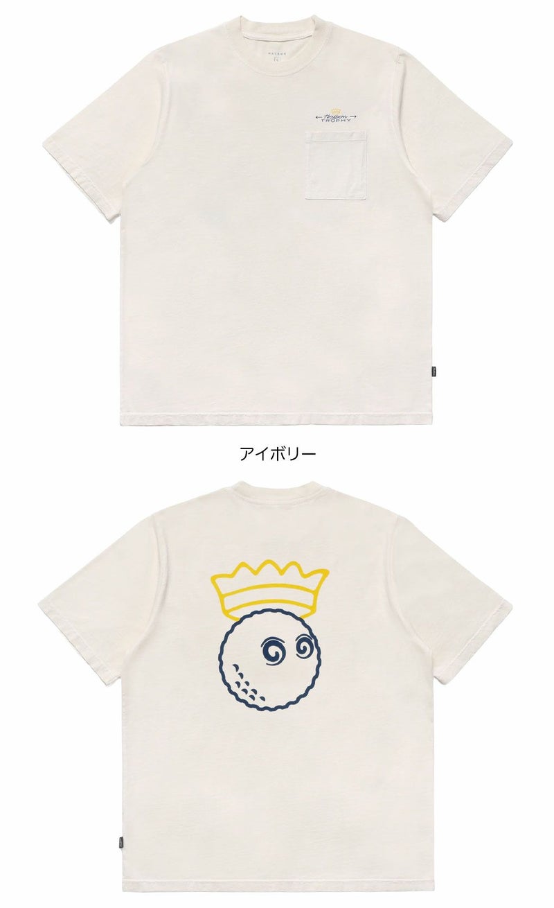 マルボンゴルフウェアTシャツM-9239MALBONTROPHYPOCKETT-SHIRTメンズゴルフウェアmalbongolf2025秋冬モデルUSモデル並行輸入品