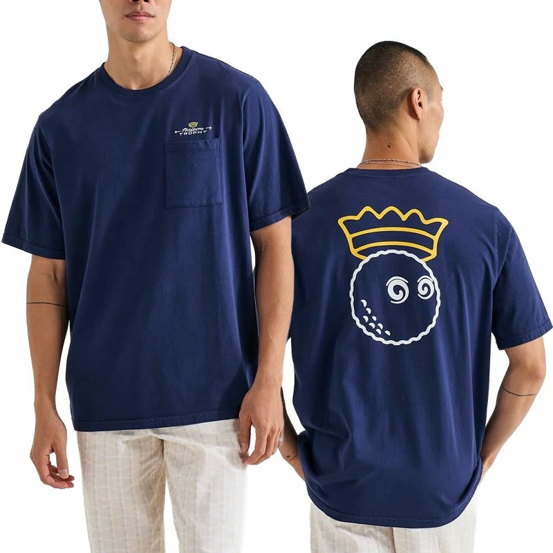 マルボンゴルフウェアTシャツM-9239MALBONTROPHYPOCKETT-SHIRTメンズゴルフウェアmalbongolf2025秋冬モデルUSモデル並行輸入品