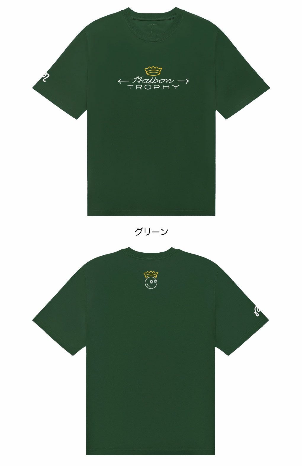 マルボンゴルフウェアTシャツM-9240TROPHYT-SHIRTメンズゴルフウェアmalbongolf2025秋冬モデルUSモデル並行輸入品