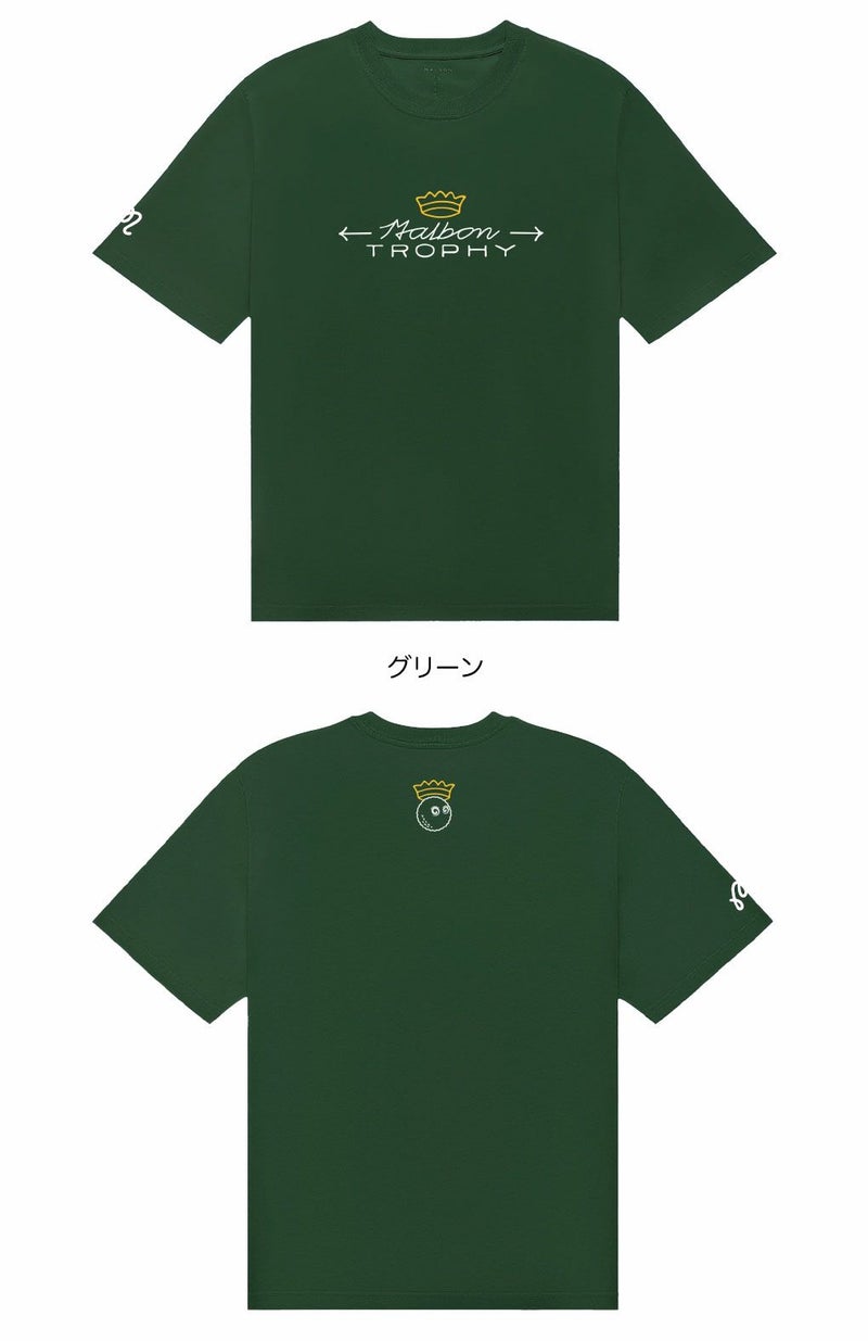 マルボンゴルフウェアTシャツM-9240TROPHYT-SHIRTメンズゴルフウェアmalbongolf2025秋冬モデルUSモデル並行輸入品