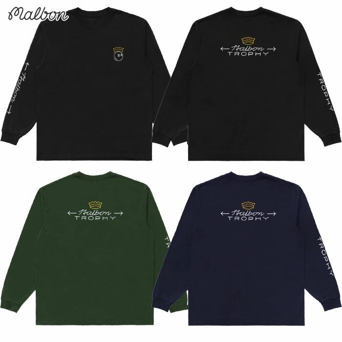 マルボンゴルフウェアTシャツM-9398TROPHYLST-SHIRTメンズゴルフウェアmalbongolf2025秋冬モデルUSモデル並行輸入品
