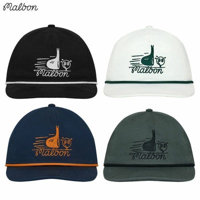 MalbonGolfキャップM-9226PunchShotCottonTwillRopeHatメンズゴルフハットマルボン2025年モデルUSモデル並行輸入