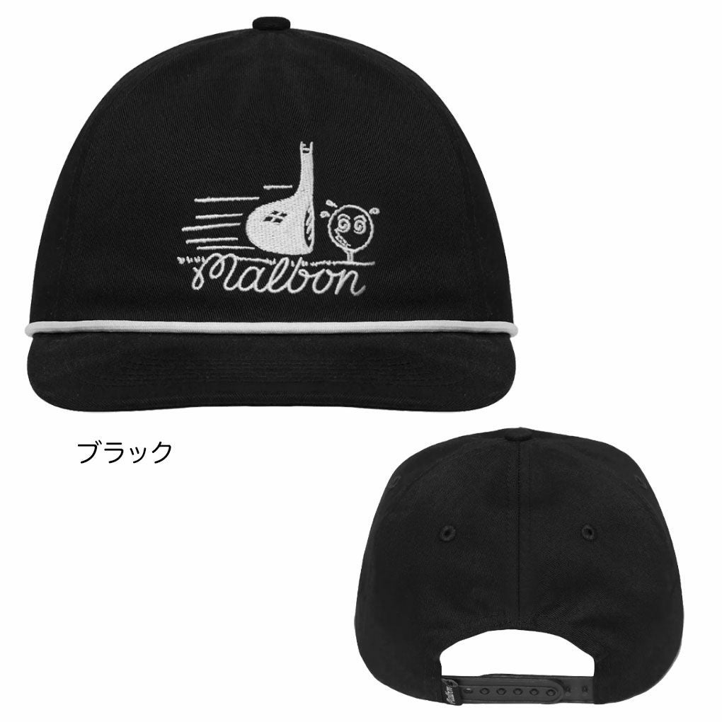 MalbonGolfキャップM-9226PunchShotCottonTwillRopeHatメンズゴルフハットマルボン2025年モデルUSモデル並行輸入