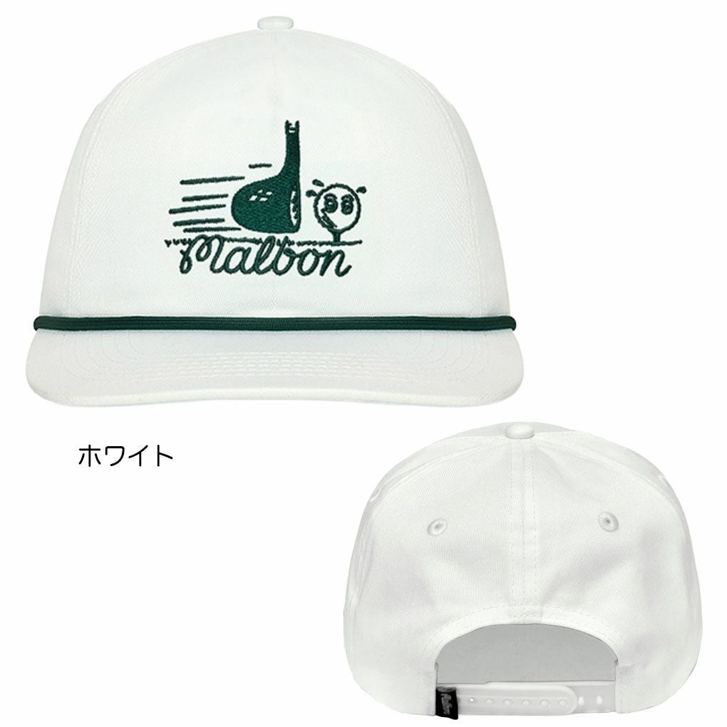 MalbonGolfキャップM-9226PunchShotCottonTwillRopeHatメンズゴルフハットマルボン2025年モデルUSモデル並行輸入