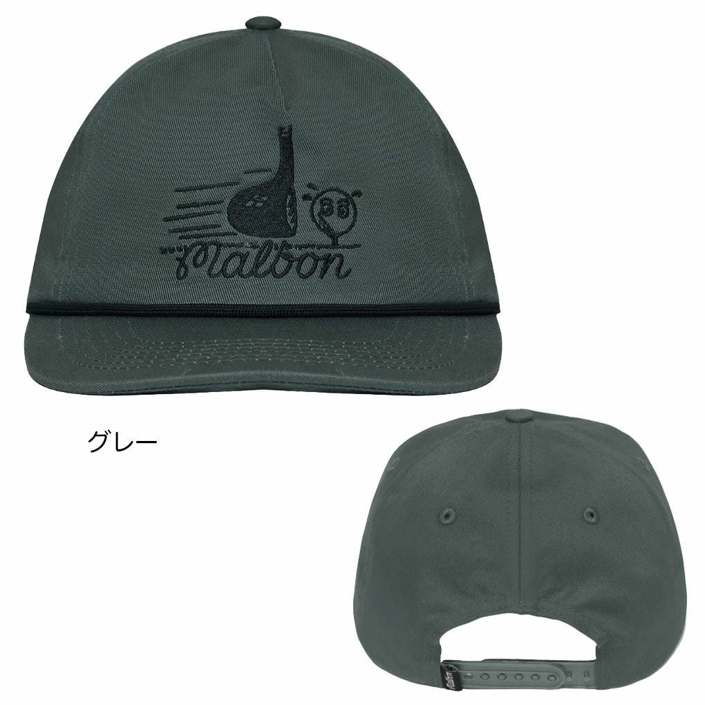 MalbonGolfキャップM-9226PunchShotCottonTwillRopeHatメンズゴルフハットマルボン2025年モデルUSモデル並行輸入