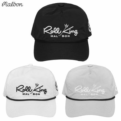 MalbonGolfキャップM-9232ROLLKINGNYLONROPEHATメンズゴルフハットマルボン2025年モデルUSモデル並行輸入