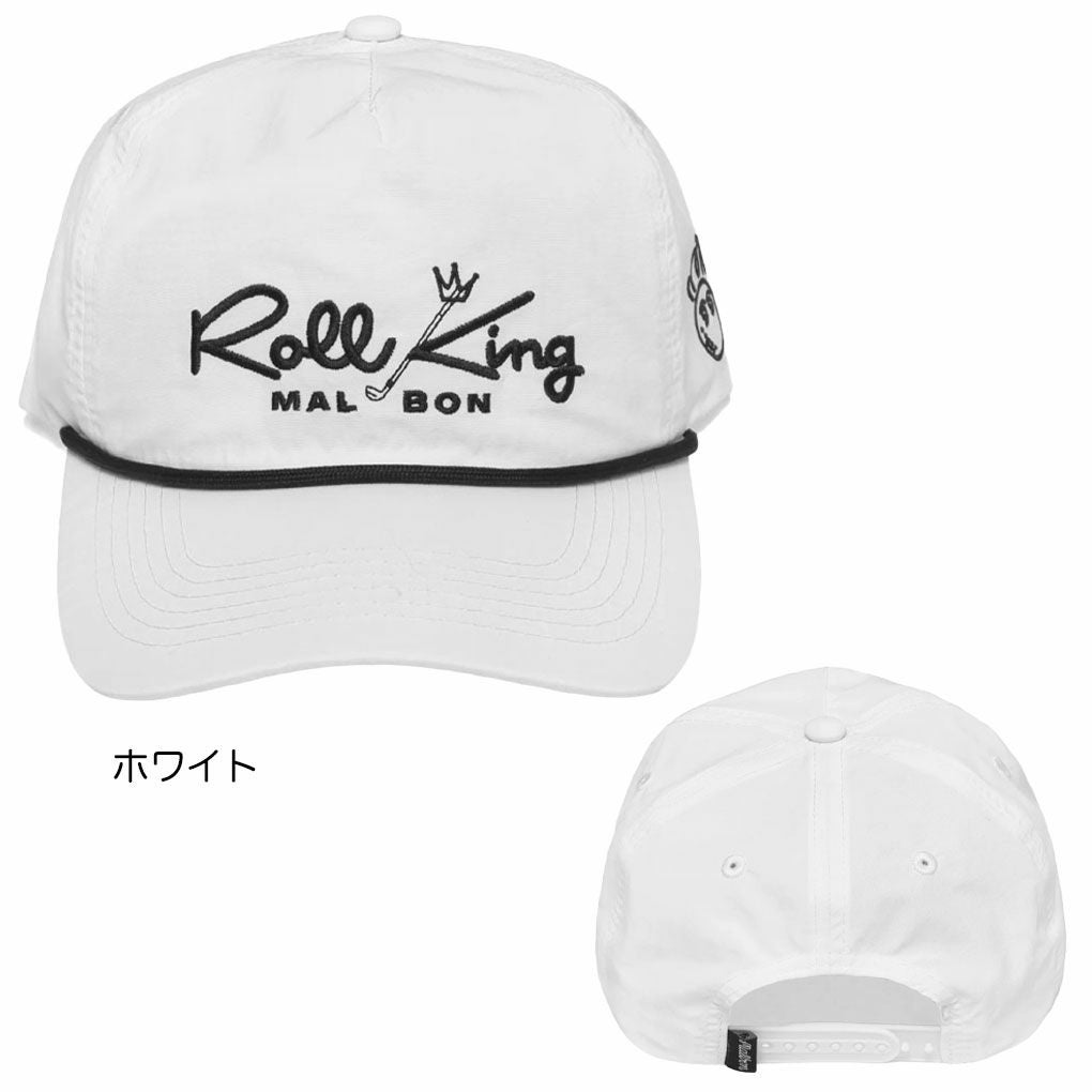 MalbonGolfキャップM-9232ROLLKINGNYLONROPEHATメンズゴルフハットマルボン2025年モデルUSモデル並行輸入
