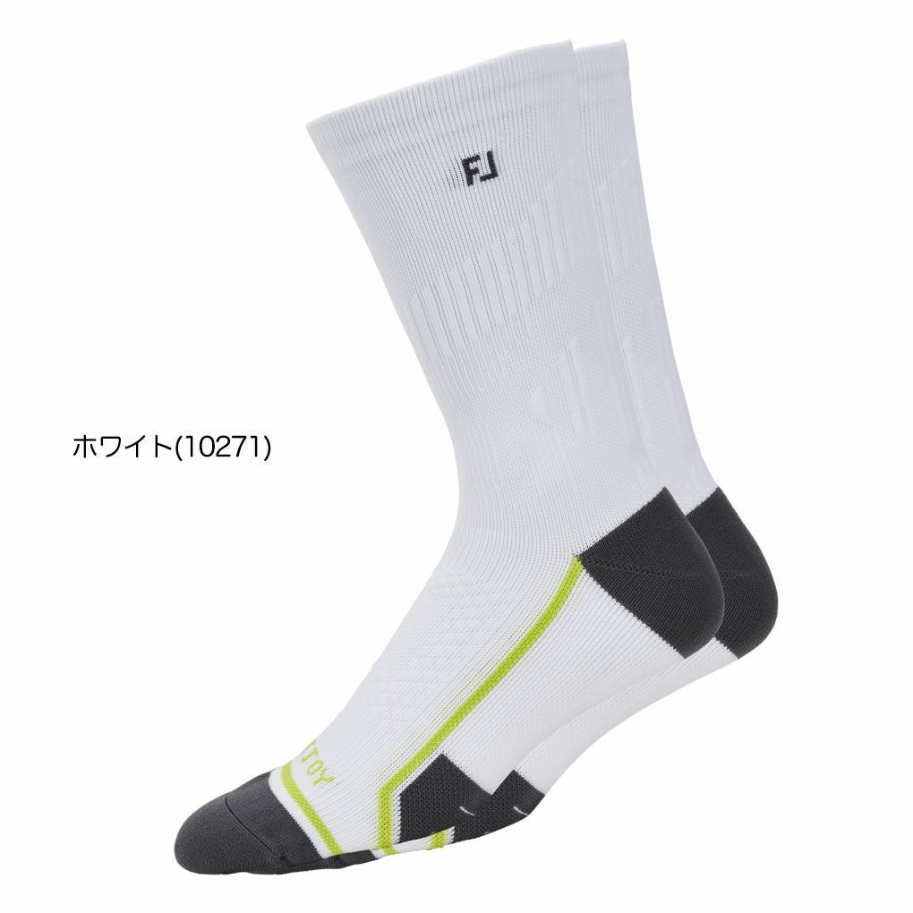 フットジョイFOOTJOYテックドライクルーソックスメンズ18590靴下ゴルフ205春夏モデル日本正規品