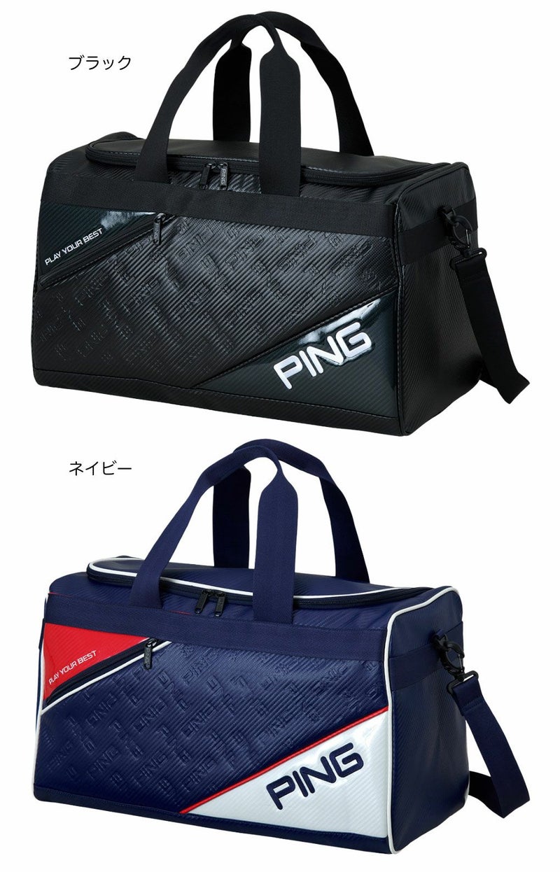 PINGピンGB-U2516エンボスボストンゴルフボストンバッグ旅行スポーツ2025年モデル日本正規品