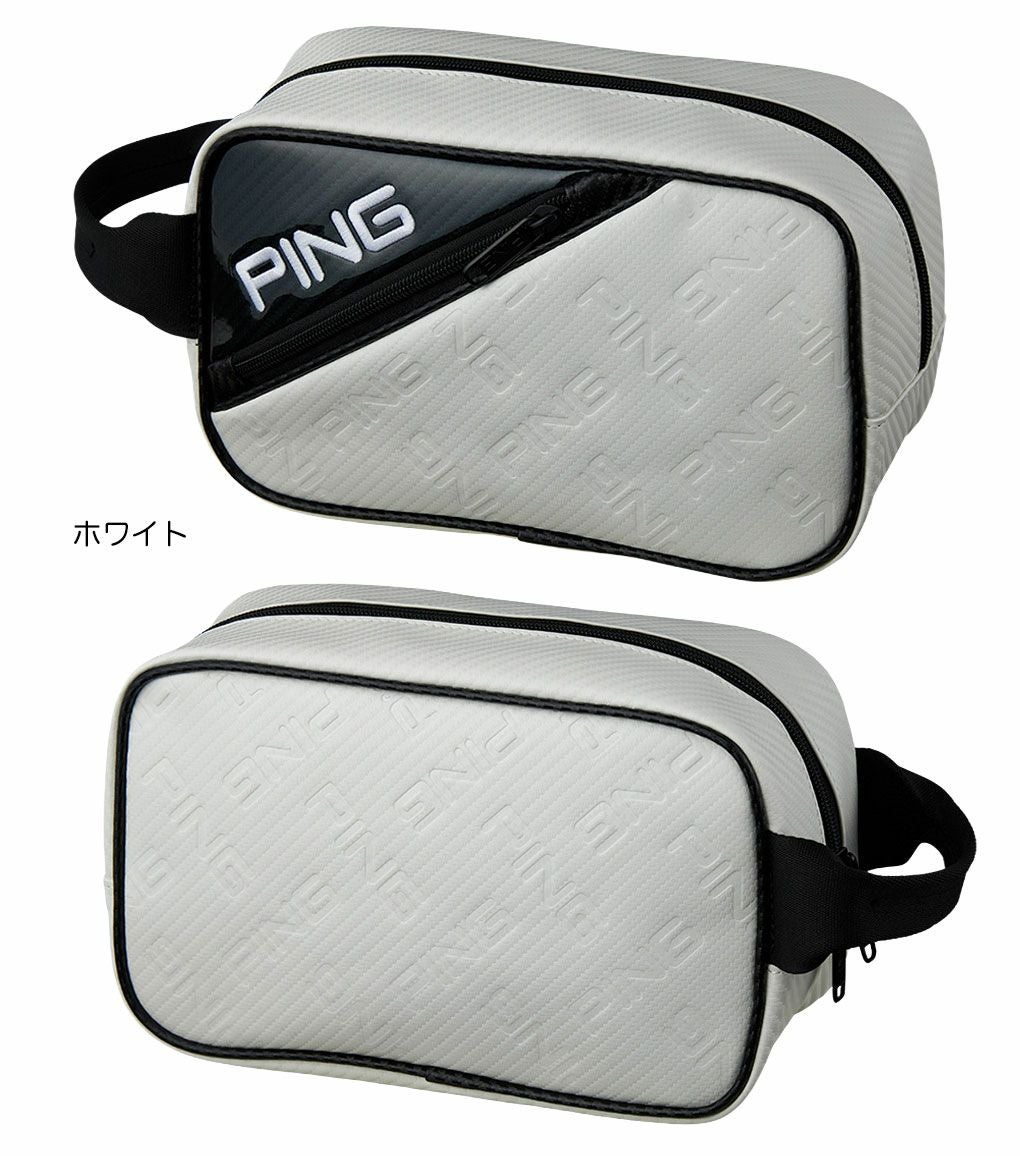 PINGピンGB-U2519エンボスポーチゴルフラウンドバッグポーチ2025年モデル日本正規品