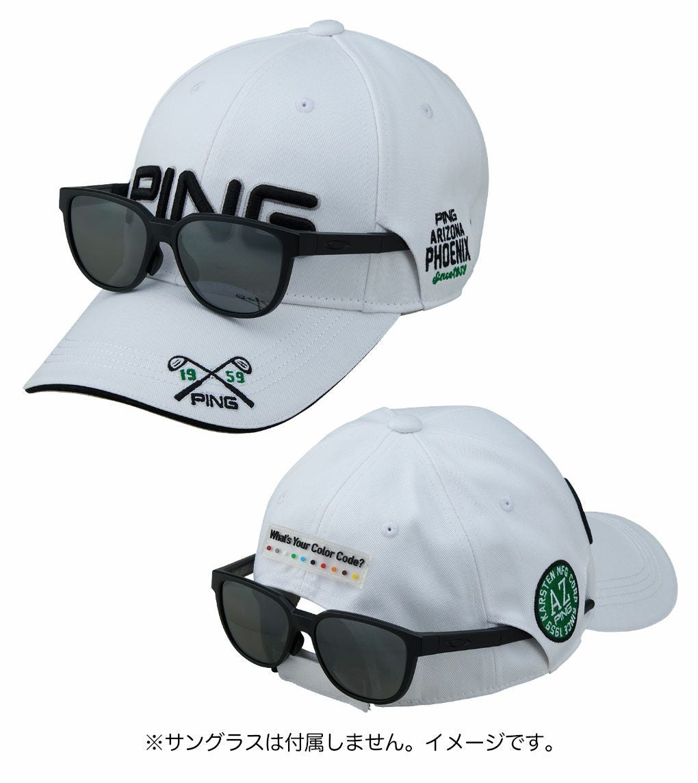 PINGピンHW-U2509サングラスホルダーキャップメンズ帽子ゴルフキャップ2025秋冬モデル日本正規品