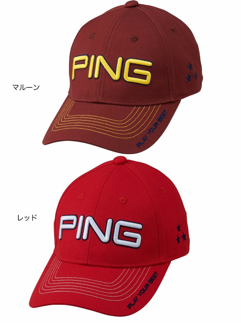 PINGピンHW-N2504カラーコードカジュアルキャップメンズ帽子ゴルフキャップ2025秋冬モデル日本正規品