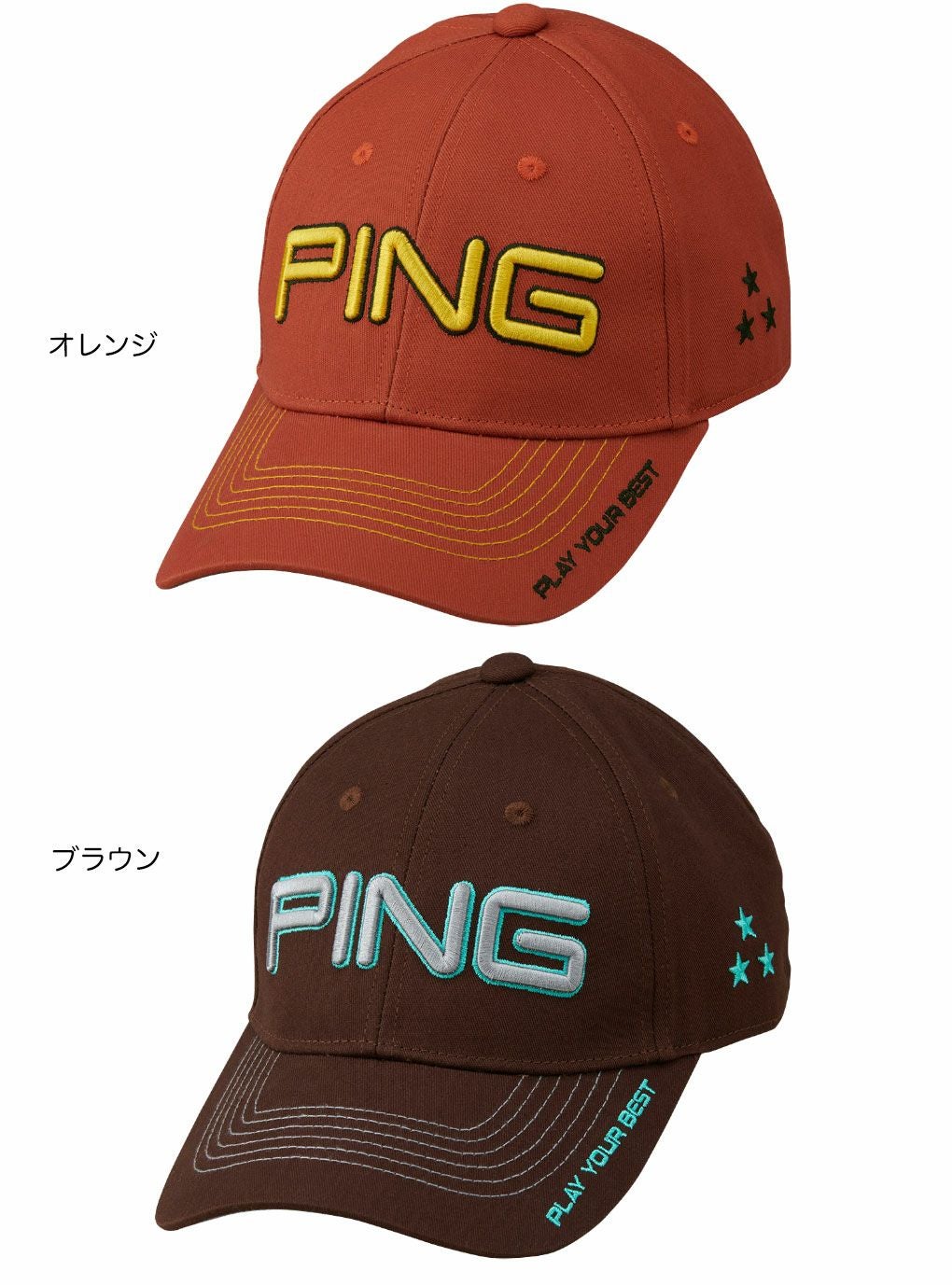 PINGピンHW-N2504カラーコードカジュアルキャップメンズ帽子ゴルフキャップ2025秋冬モデル日本正規品