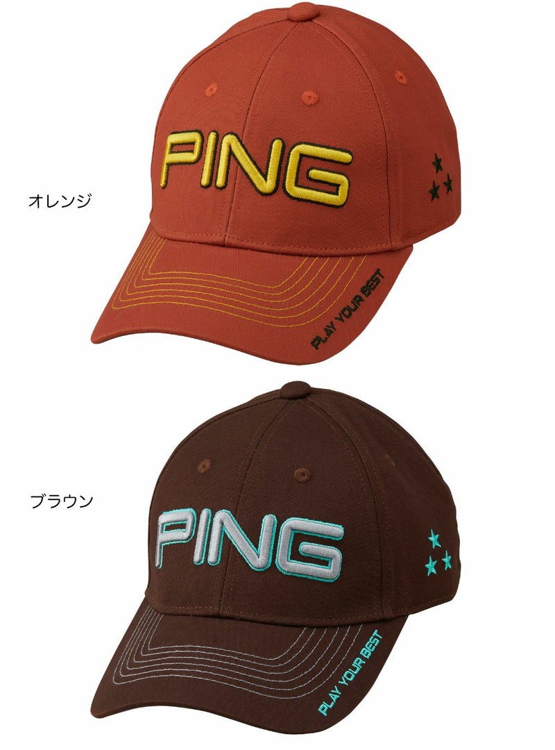 PINGピンHW-N2504カラーコードカジュアルキャップメンズ帽子ゴルフキャップ2025秋冬モデル日本正規品