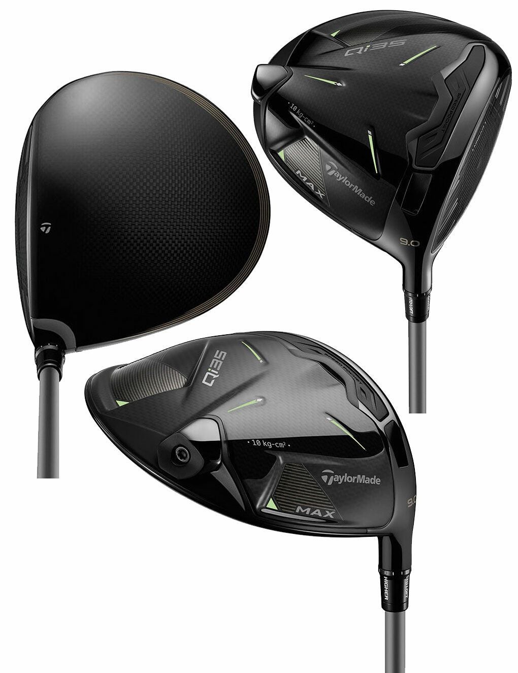 レフティ】テーラーメイド Qi35 MAX BLACK DRIVER ドライバー メンズ