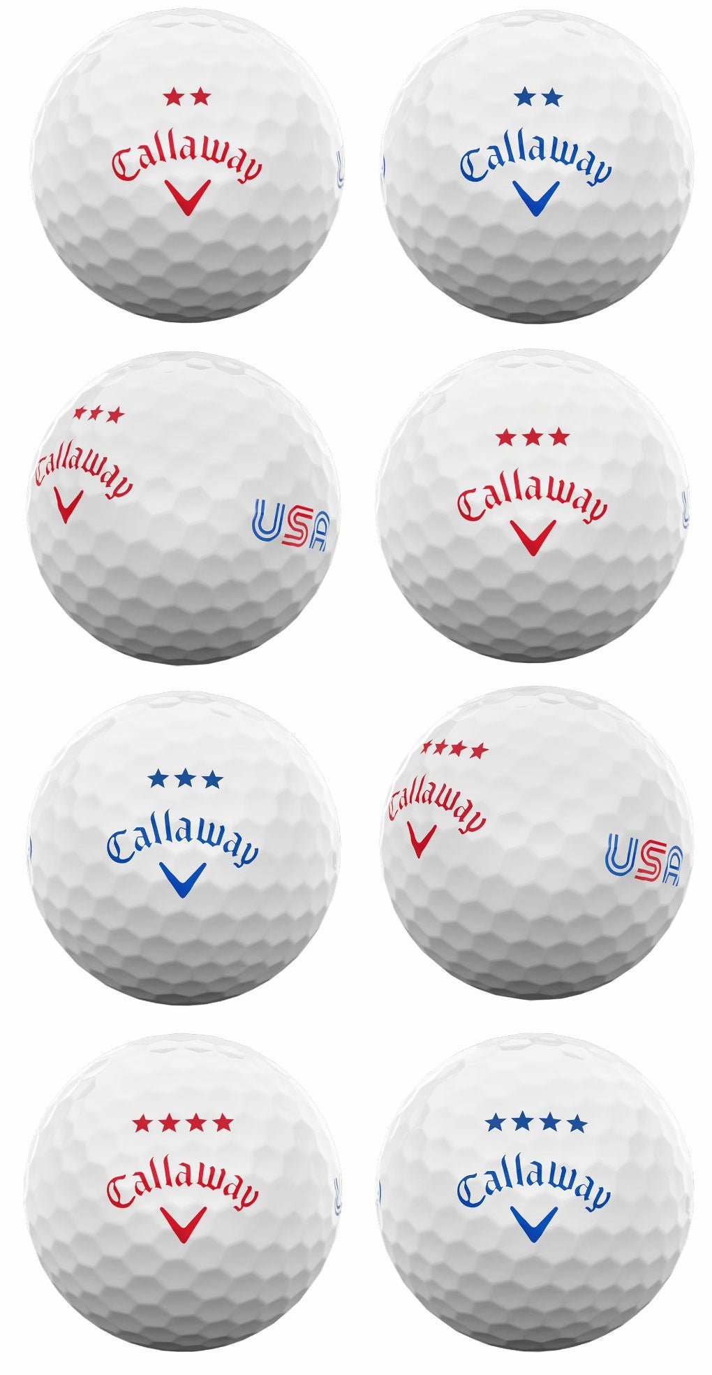 キャロウェイSupersoftStarsandStripesGolfBalls2025ゴルフボール