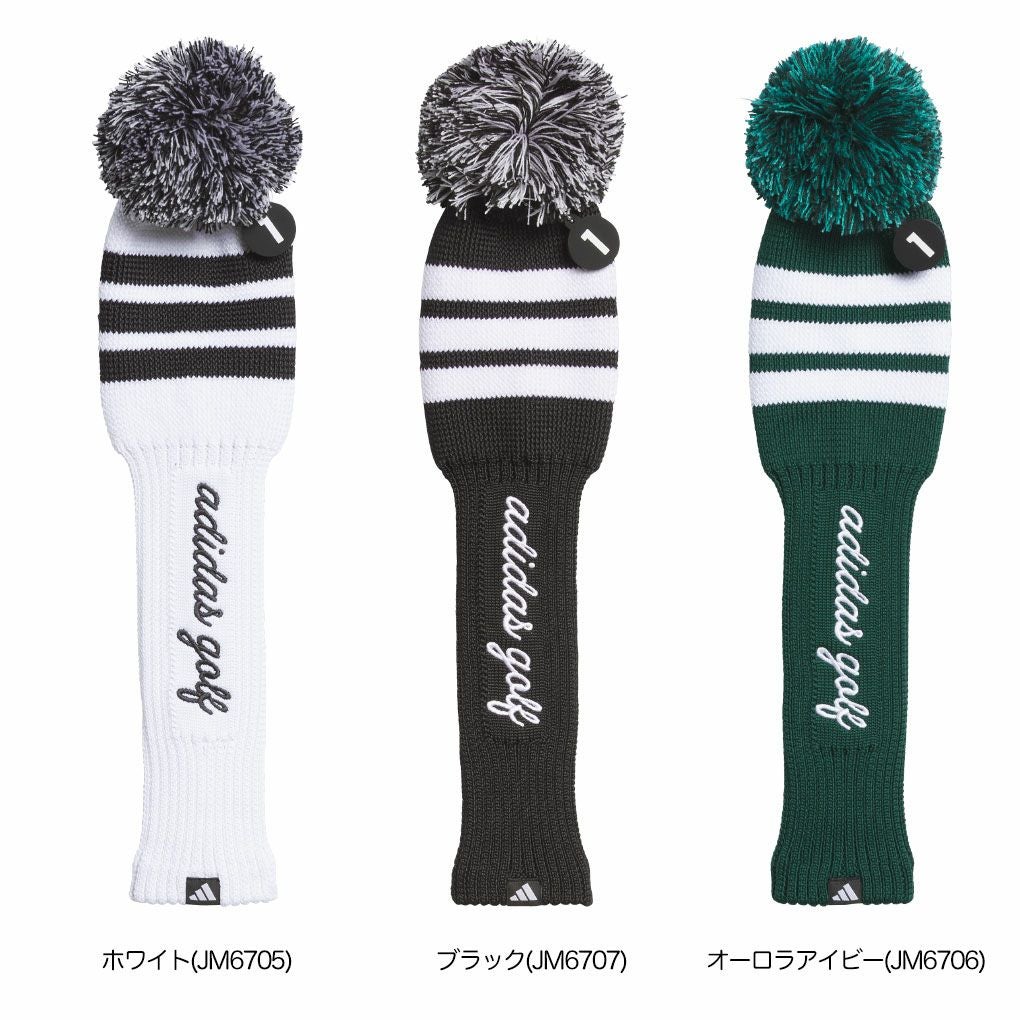 アディダススクリプトドライバーヘッドカバーJUT58ドライバー用2025年モデルadidas日本正規品