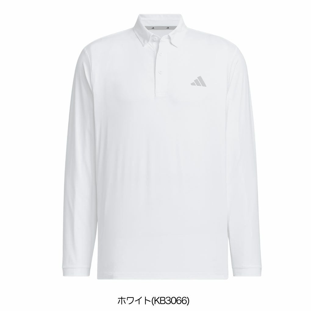 アディダススリーストライプスUVケア付き長袖シャツRO704メンズゴルフウェアゴルフ2025春夏モデルadidas日本正規品