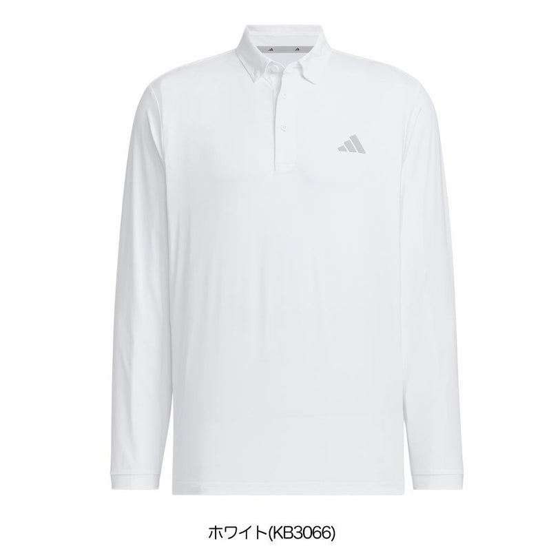 アディダススリーストライプスUVケア付き長袖シャツRO704メンズゴルフウェアゴルフ2025春夏モデルadidas日本正規品