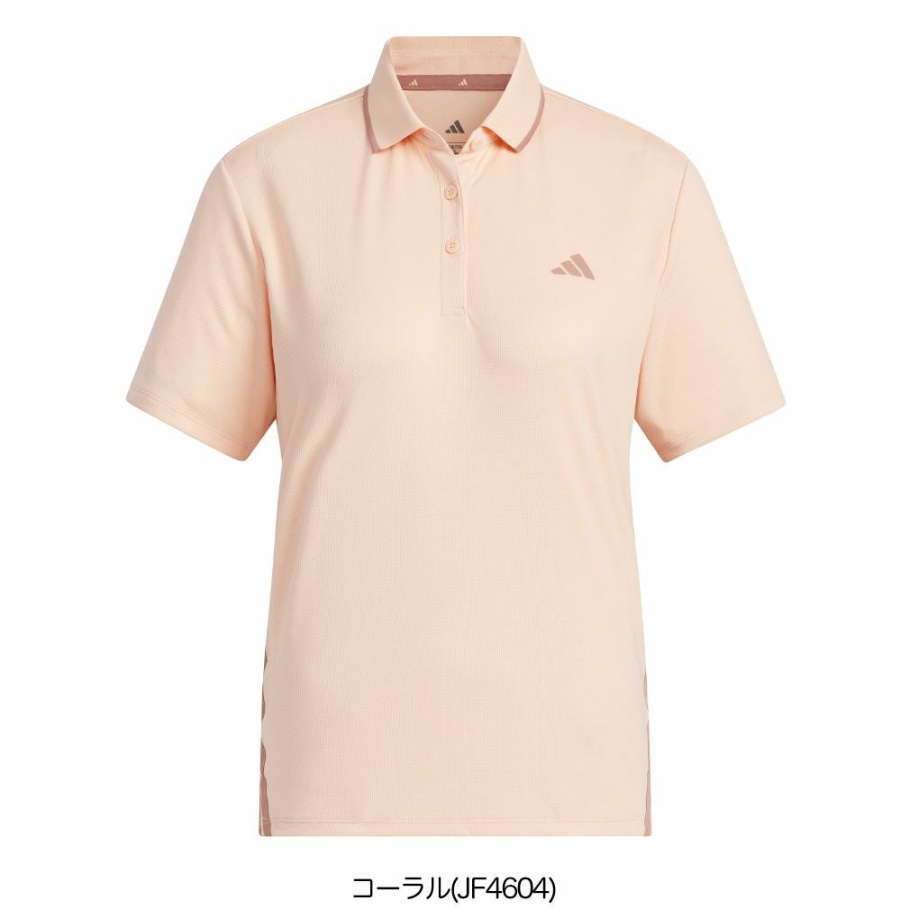 アディダススリーストライプスボックスシルエット半袖ポロKTI90レディースゴルフウェアトップス2025春夏モデルadidas日本正規品