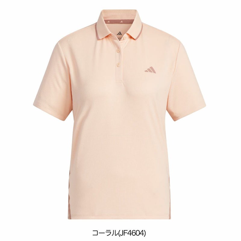 アディダススリーストライプスボックスシルエット半袖ポロKTI90レディースゴルフウェアトップス2025春夏モデルadidas日本正規品