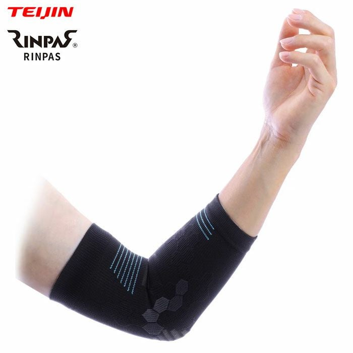 TEIJINRINPASひじサポーター1枚入りユニセックスゴルフスポーツテイジンリンパス日本正規品