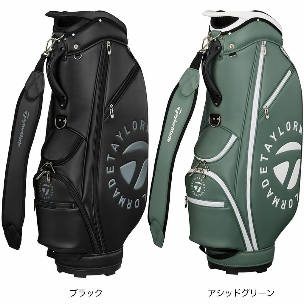テーラーメイドサークルロゴキャディバッグUN7479.5型47インチ対応4分割カートバッグゴルフTaylorMade日本正規品2025年モデル