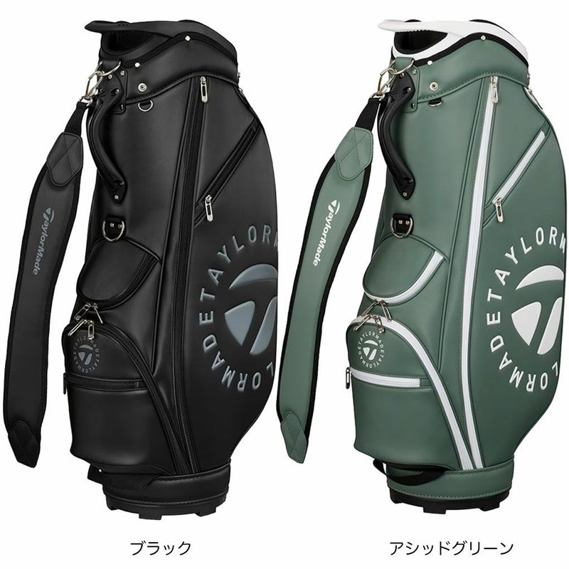 テーラーメイドサークルロゴキャディバッグUN7479.5型47インチ対応4分割カートバッグゴルフTaylorMade日本正規品2025年モデル