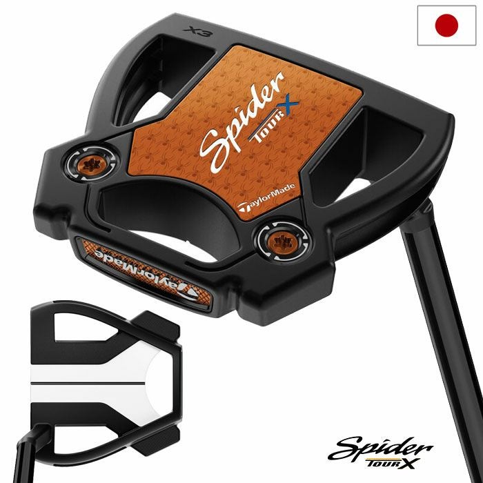 テーラーメイドSpiderTOURXトゥルーパススモールスラントパターメンズ右用33,34インチTaylorMade日本正規品2025年モデル