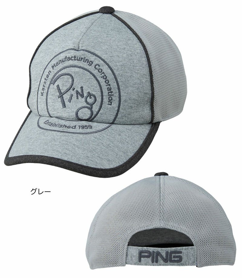 PINGピンHW-U2511ウィンターメッシュキャップメンズ帽子ゴルフキャップ2025秋冬モデル日本正規品